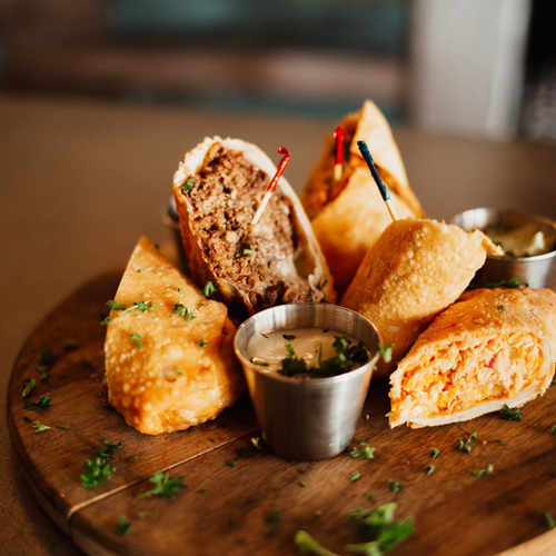 Egg roll flight