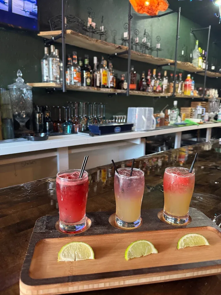 Cocktail flight at the Blackstone on the Hill bar